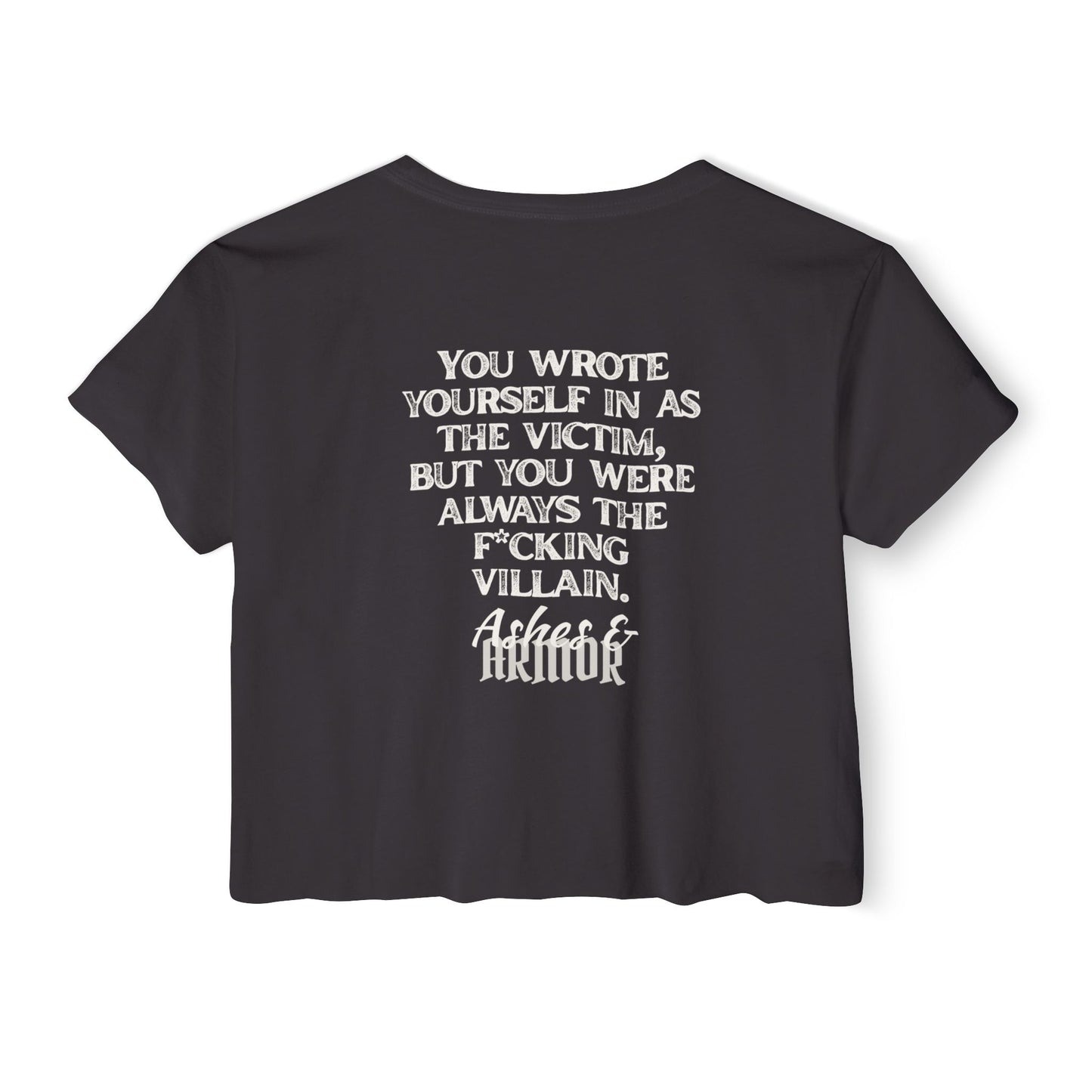 Always The F*cking Villian | Crop Top