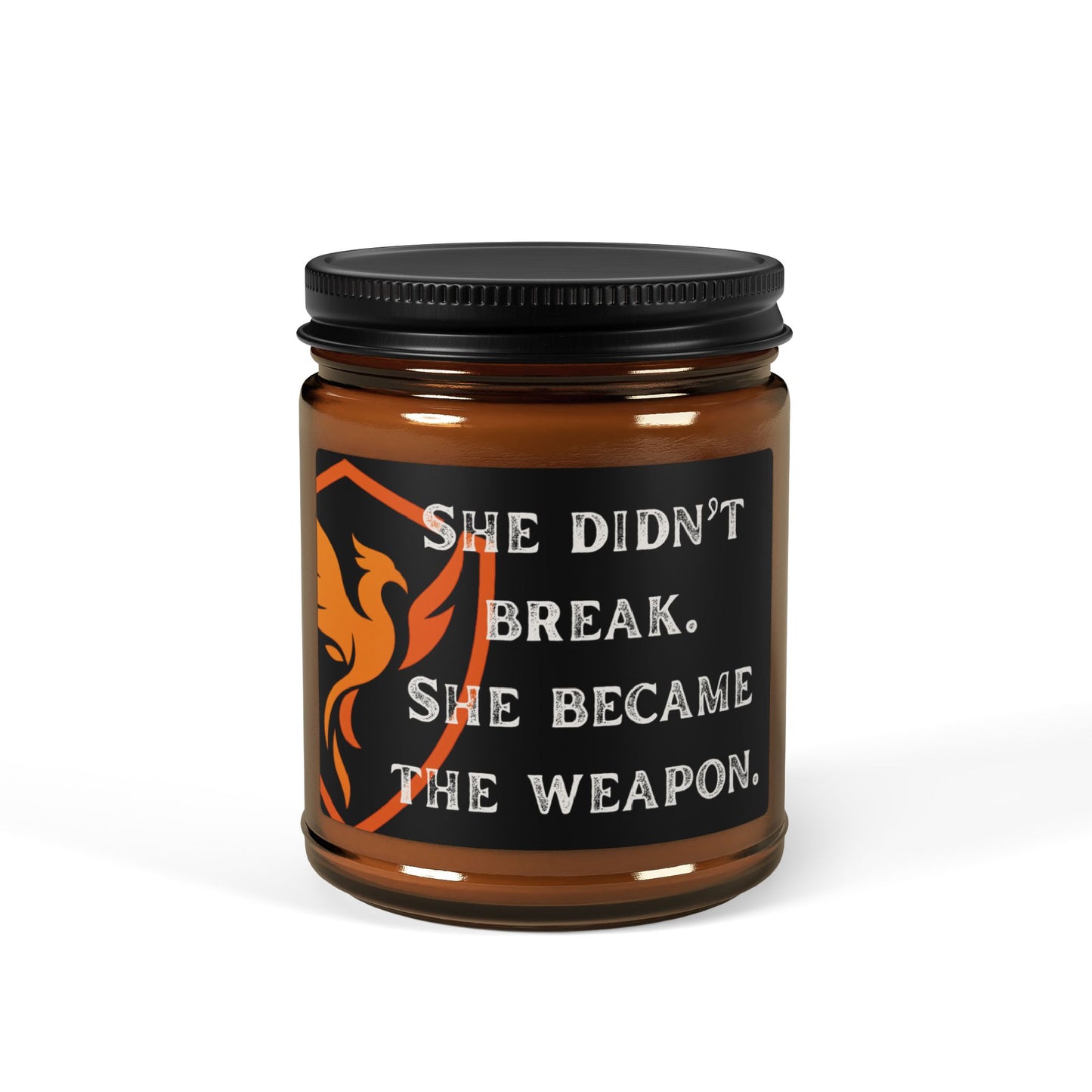She Didn’t Break Empowering Scented Soy Candle | Motivational Decor, Perfect Gift for Her, Home Fragrance, Self-Care, Relaxation