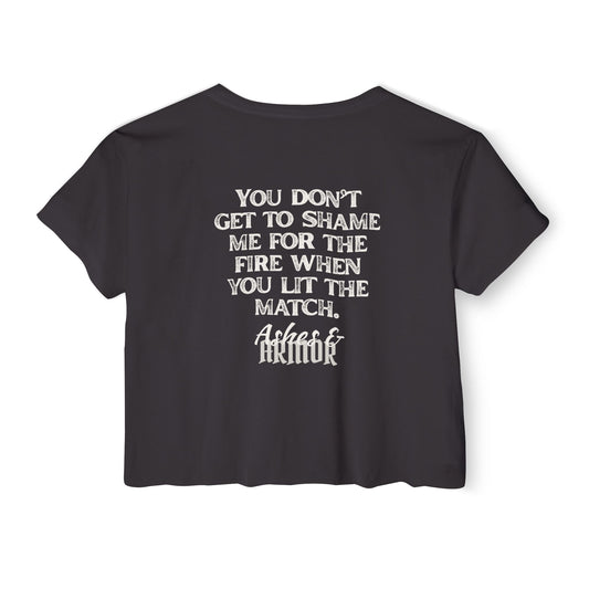 You Don’t Get To Shame | Crop Top