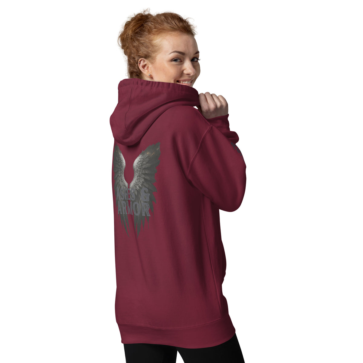 unisex-premium-hoodie-maroon- 